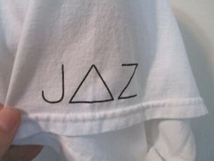 EUC!! JAZ Modern Circle Nature Tree Branches Graphic White T Shirt Men Size L