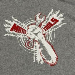 NEW Matco Tools Mens Large Grey Graphic T-Shirt Short Sleeve Cotton Wrench Logo
