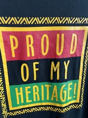 VTG Black History Heritage T Shirt Y2K Sz 2XL African American Short Sleeve