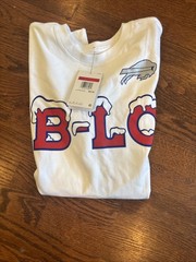 Buffalo Bills Nike 2025 Rivalries Essential T-Shirt B-LO Cold Front Size – Large