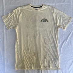 Volcom Stone Shirt L Beige Las Vegas Surf Skate Ski 420 Streetwear Happy 3191
