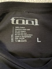Tool Band 10,000 Days Album Blue Sprial Large Shirt Los Angeles California