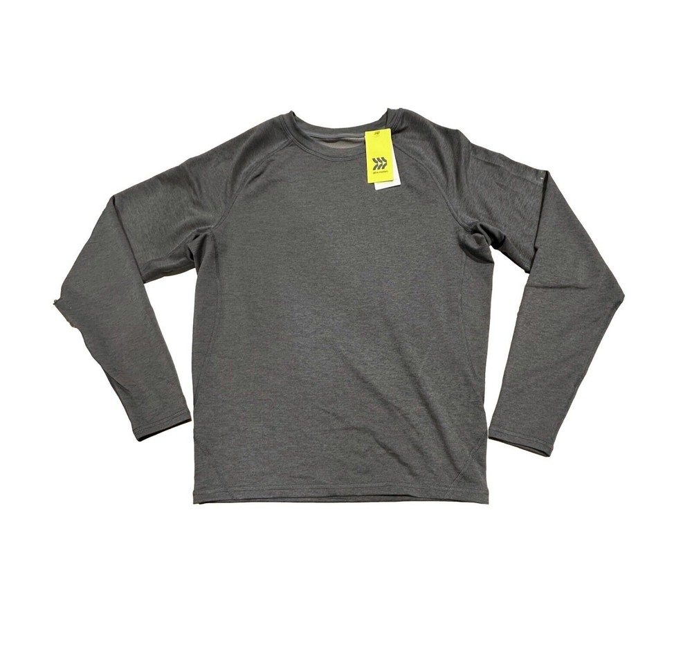 ALL IN MOTION Men’s Gray Cold Weather Long Sleeve Fitted T-Shirt NEW XL