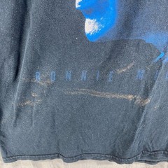 Ronnie Milsap 2017 Tour T-shirt Black 2 Sided Graphic Distressed Spots XL