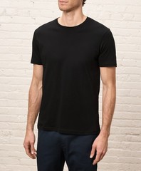 Pact Men’s Softspun Essential Crewneck Tee Small Smoke Blue Shirt Top