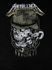 FREE Same Day Shipping METALLICA Seek and Destroy Classic Shirt Size LARGE