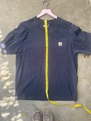 Carhartt Men’S K87-NVY Large Short Sleeve T-Shirt – Navy