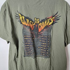 Wrangler The Black Crows Men’s Size L Graphic Short Sleeve Shirt Green
