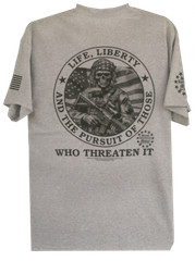 Second Amendment Life, Liberty and the Pursuit of Those Who Threaten It T-Shirt