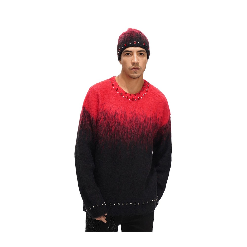 Valabasas Sweatshirt Arranged Mens Red VLBS-VCR1-1005