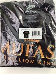 Disney Lion King Mufasa Black T-Shirt Cotton 3XL New Sealed