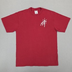 Shaka Wear Super Max Shirt Mens Large Red Heavyweight Cross Jesus Embroidered