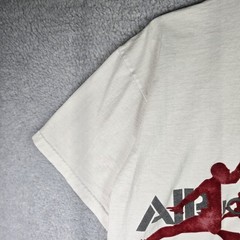 Air Jordan T Shirt Mens Large White Velvet Graphic Basketball MJ 23 NBA