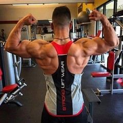 Men’s Gym Tank Top Muscle Shirt Sleeveless T Shirt Workout Fitness Training Tee