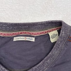 Carbon2Cobalt Henley Shirt Mens Size XXL Gray Long Sleeve Casual Menswear