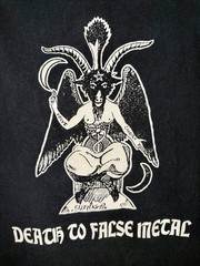 Deadguy Shirt M Death To False Metal Baphomet Pentagram Hardcore Punk Metal 90s