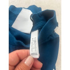 Adidas Originals Mens 3-Stripes Long Sleeve T-Shirt Blue Trefoil Logo Small