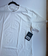 NWT BYLT Premium Basics Signature Drop-Cut T-Shirt Short Sleeve White Men’s XL