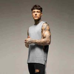 Soild Bodybuilding Clothing Fitness Men Hip Hop Extend Cut Off T-shirts Dropped