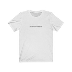 DARKSKIN BOYS ARE LIFE (t-shirt) – tee graphic statement – Black White Grey Red