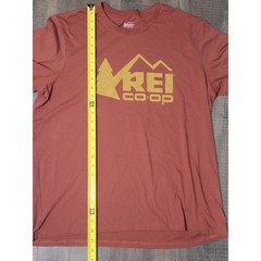REI Co-op T-Shirt Unisex Large Graphic Tee Organic Cotton Blend Brown