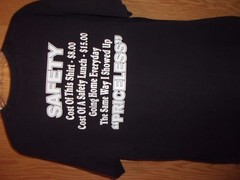 Safety job t shirt priceless Americolo innovation black graphic XL