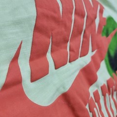 Nike Sportswear World Tour Shirt Men Large Green Glow In The Dark Puff Print