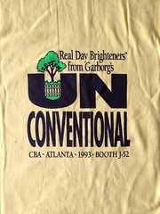 VTG. 90’S -UN CONVENTIONAL CBA-ATLANTA 1993-BOOTH J52-GRAPHIC T-SHIRT-XL-RARE