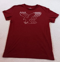 PATRIOTIC American Eagle Outfitters Men’s Graphic Crew Neck Tee Red Size L
