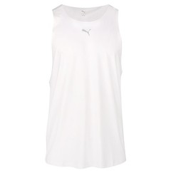 PUMA Run Cloudspun Crew Neck Tank Top Mens White Casual Athletic 52663002