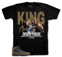 Shirts To Match Jordan 9 Olive Sneaker Tees – King Shirt