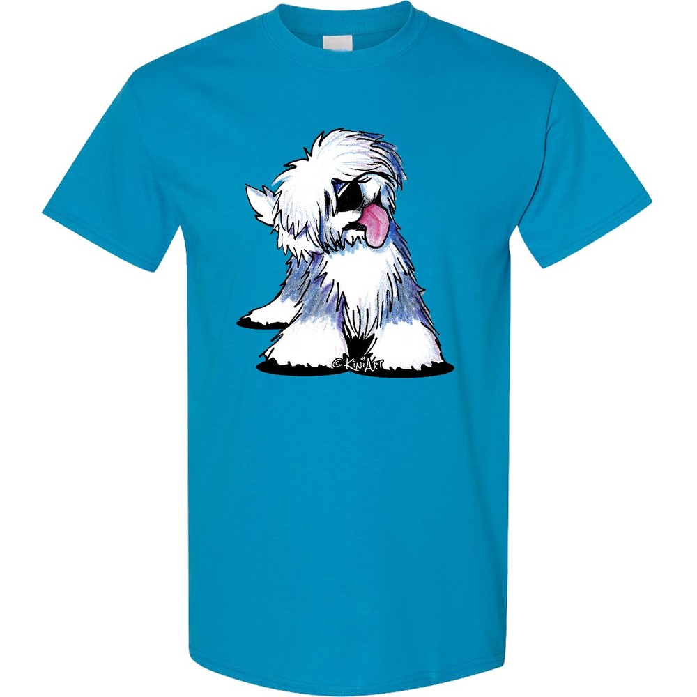 Inktastic Old English Sheepdog T-Shirt – KiniArt Oes Sheepdogs Dog Dogs Cartoon