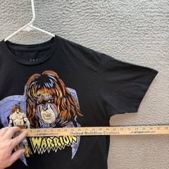 Ultimate Warrior Shirt Adult Large Black WWE WWF Wrestling 80s 90s Pop Culture