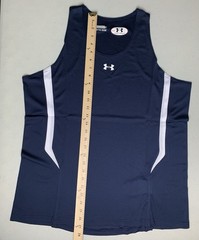Under Armour Sleeveless Shirt Tank top Blue & White New In Package 2XL XXL