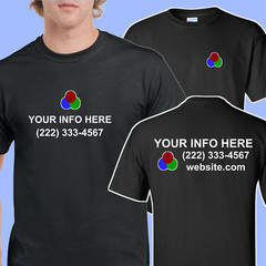 Zwik CUSTOM T-SHIRT Black, Logo Photo Text, Youth XS-XL / Adult S-6XL, Free Ship