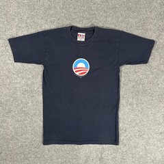 Barack Obama Presidential Election Black Shirt 2008 Bayside Tag USA – Size Small