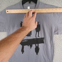 American Apparel Mens Gray T-Shirt Size Small Gomez Crew Neck Short Sleeve Soft
