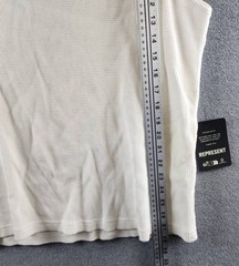 Represent Sleeveless Pullover Sweater Vest Men’s L White Crewneck Pullover Style