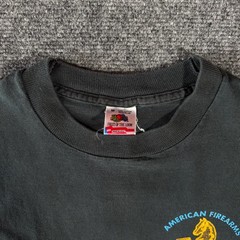 VINTAGE 90s FRUIT OF THE LOOM COLT AMERICAN FIREARMS SING STITCH T-SHIRT / M