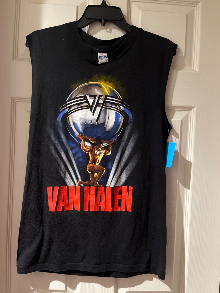 Vtg. Van Halen Tour 1986 – 5150 Black T-Shirt Men’s Size Large L Chedd by Anvil