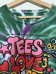 Converse Joe Freshgoods T-Shirt Men’s XL Evergreen Multicolor Tie Dye Rare VGC