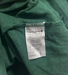 CARHARTT Relaxed Fit Midweight Short-Sleeve Size xLarge Green