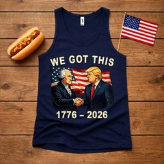America 250th Anniversary 4th of July Tank Top