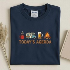 Camping Lifestyle Funny Quote Comfort Tee Shirt Gift Idea Men Women Unisex