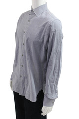 The Men’s Store at Bloomingdale’s Mens Gray Point Dress Shirt Size M