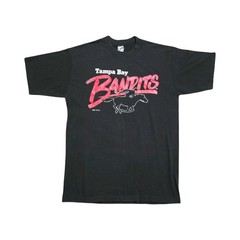 Vintage 80s Tampa Bay Bandits USFL Football Vintage Sports Shirt Large