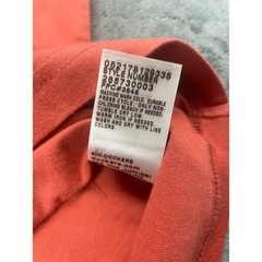Dockers Mens Long Sleeve Crew Neck T Shirt Coral Organic Cotton XL New