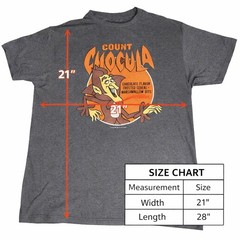 Count Chocula T Shirt Men Large Tee Luv Vintage retro Style 80’s 90’s Cereal Y2K