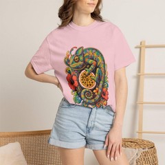 Psychedelic Passionfruit Chameleon Graphic Tee