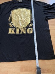 Vintage Y2K Phat Doc King Lion Graphic Tee Shirt Super Heavy Weight Black 3XL